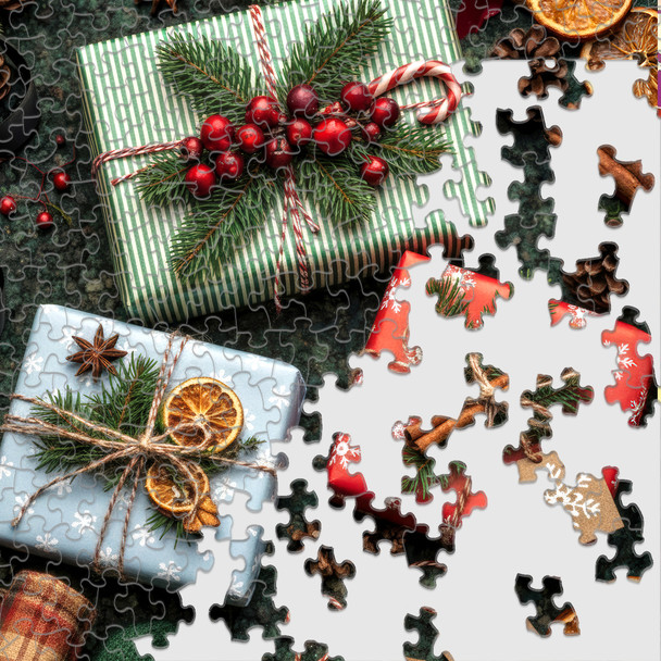 Christmas Wrapping 500 Piece Jigsaw Puzzle