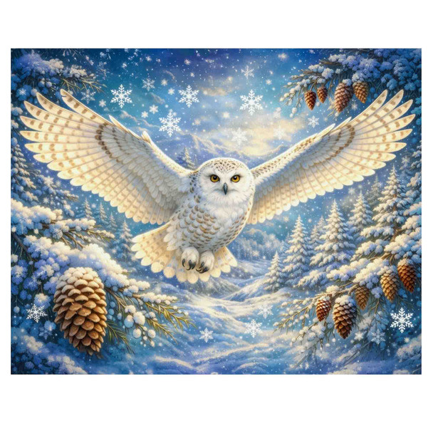 Arctic Owl 1000 Piece Jigsaw Puzzle