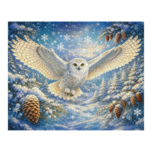 Arctic Owl 1000 Piece Jigsaw Puzzle