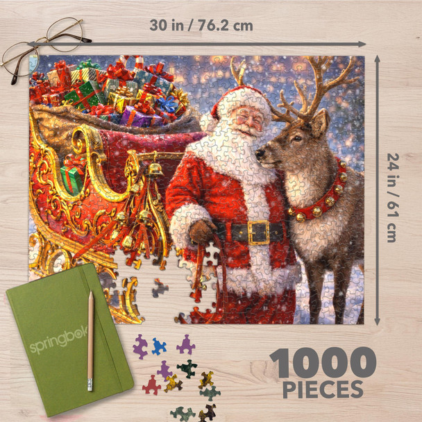 Santa's Send Off 1000 Piece Jigsaw Puzzle