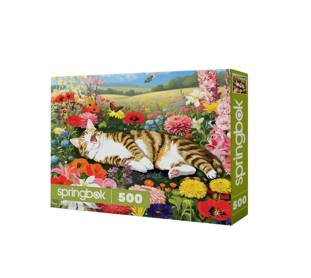 Cat Nap 500 Piece Jigsaw Puzzle
