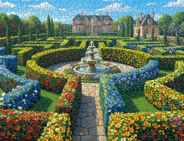 The English Garden 500 Piece Jigsaw Puzzle