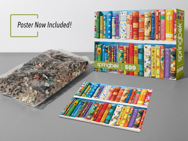 Books in Bloom 500 Piece Jigsaw Puzzle