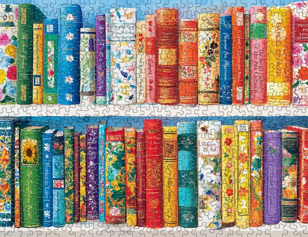 Books in Bloom 500 Piece Jigsaw Puzzle