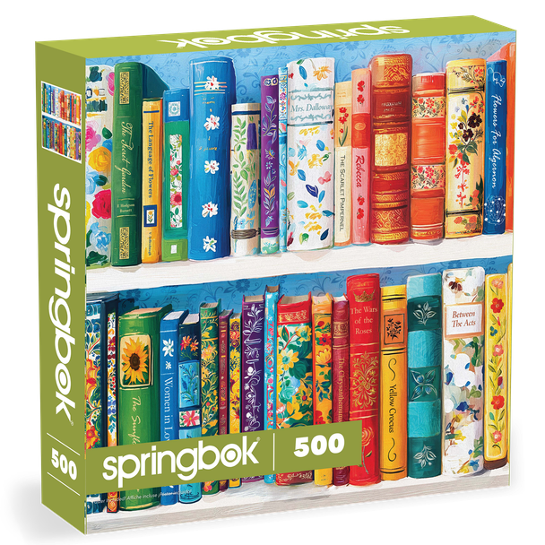 Books in Bloom 500 Piece Jigsaw Puzzle
