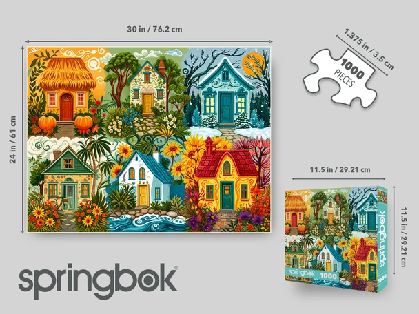 Seasons of Home 1000 Piece Jigsaw Puzzle