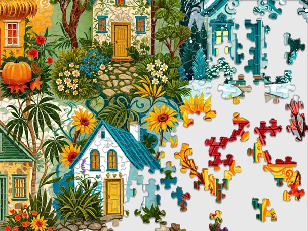 Seasons of Home 1000 Piece Jigsaw Puzzle