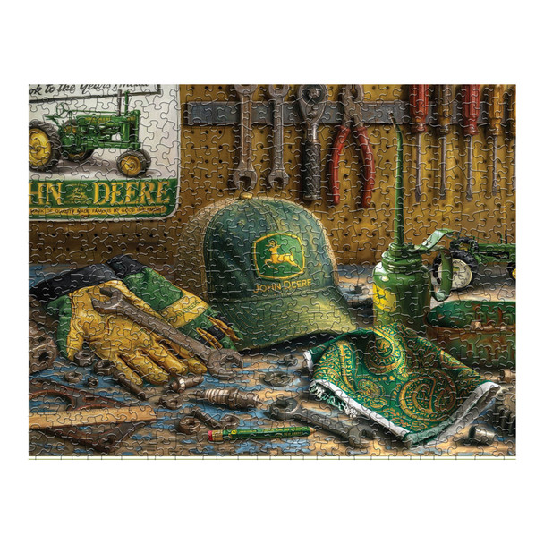 John Deere Workshop 500 Piece Jigsaw Puzzle