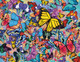 Butterfly Frenzy 500 Piece Jigsaw Puzzle