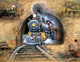 Full Speed Ahead! 500 Piece Train Jigsaw Puzzle