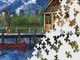 Moon Cabin Retreat 1000 Piece Jigsaw Puzzle