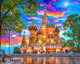 Sunset at St. Basil's 1000 Piece Jigsaw Puzzle