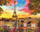 Paris Sunset 350 Piece Jigsaw Puzzle