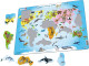 Animals of the World Map 28 Piece Children's Educational Jigsaw Puzzle