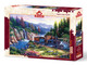 Train Following the River 1000 Piece Jigsaw Puzzle