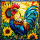 Fall Rooster 500 Piece Jigsaw Puzzle