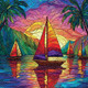 Tropical Sailing 500 Piece Jigsaw Puzzle