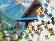 Mountain Cabin Retreat 500 Piece Jigsaw Puzzle