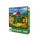 Stained Glass Farm 500 Piece Jigsaw Puzzle