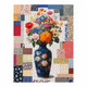 Quilted Flower Vase 500 Piece Jigsaw Puzzle