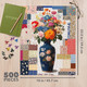 Quilted Flower Vase 500 Piece Jigsaw Puzzle