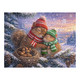 Snowy Squirrels 500 Piece Jigsaw Puzzle