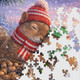 Snowy Squirrels 500 Piece Jigsaw Puzzle