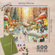 Gnomeland in Winter 500 Piece Jigsaw Puzzle