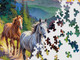 Wild Horses at Sunset 500 Piece Jigsaw Puzzle
