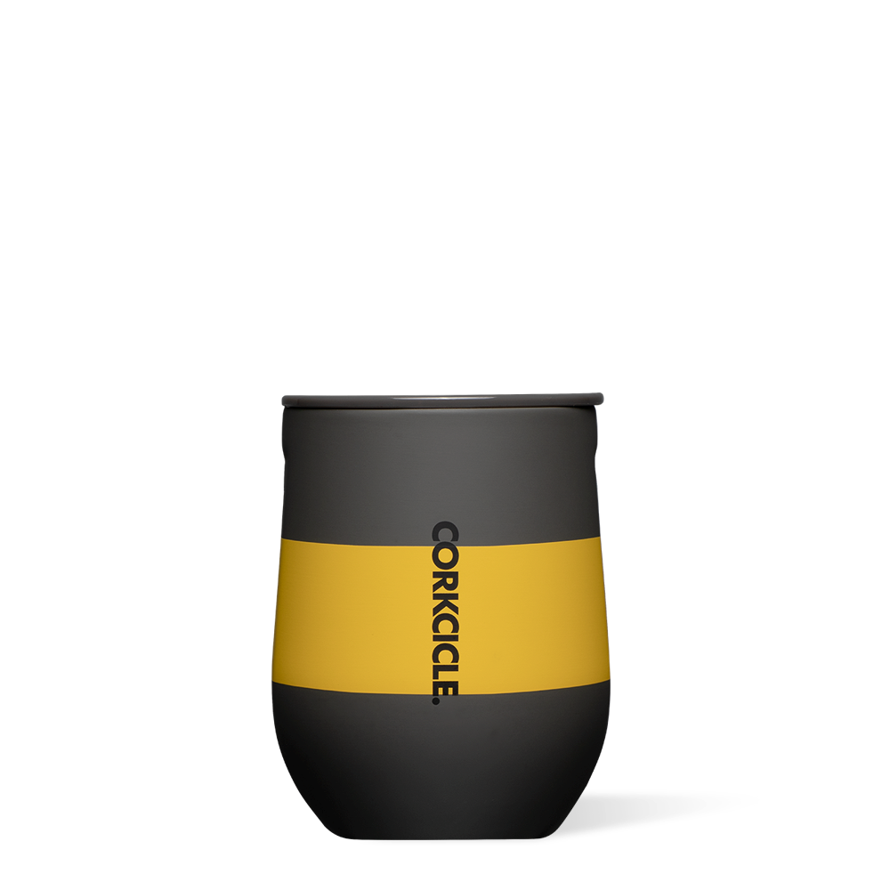 Stemless 12oz- Hufflepuff