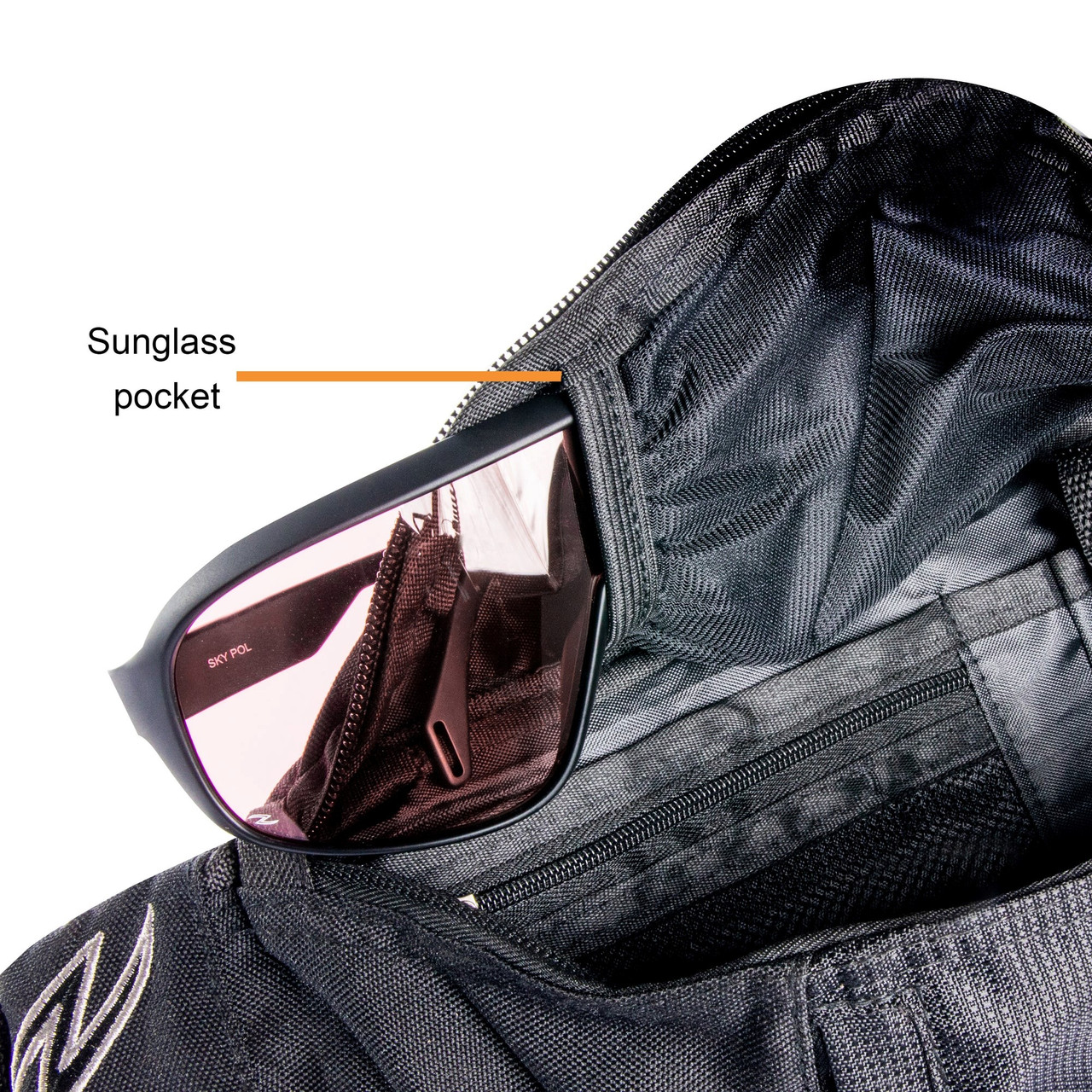 Small Fanny Pack Black Silver