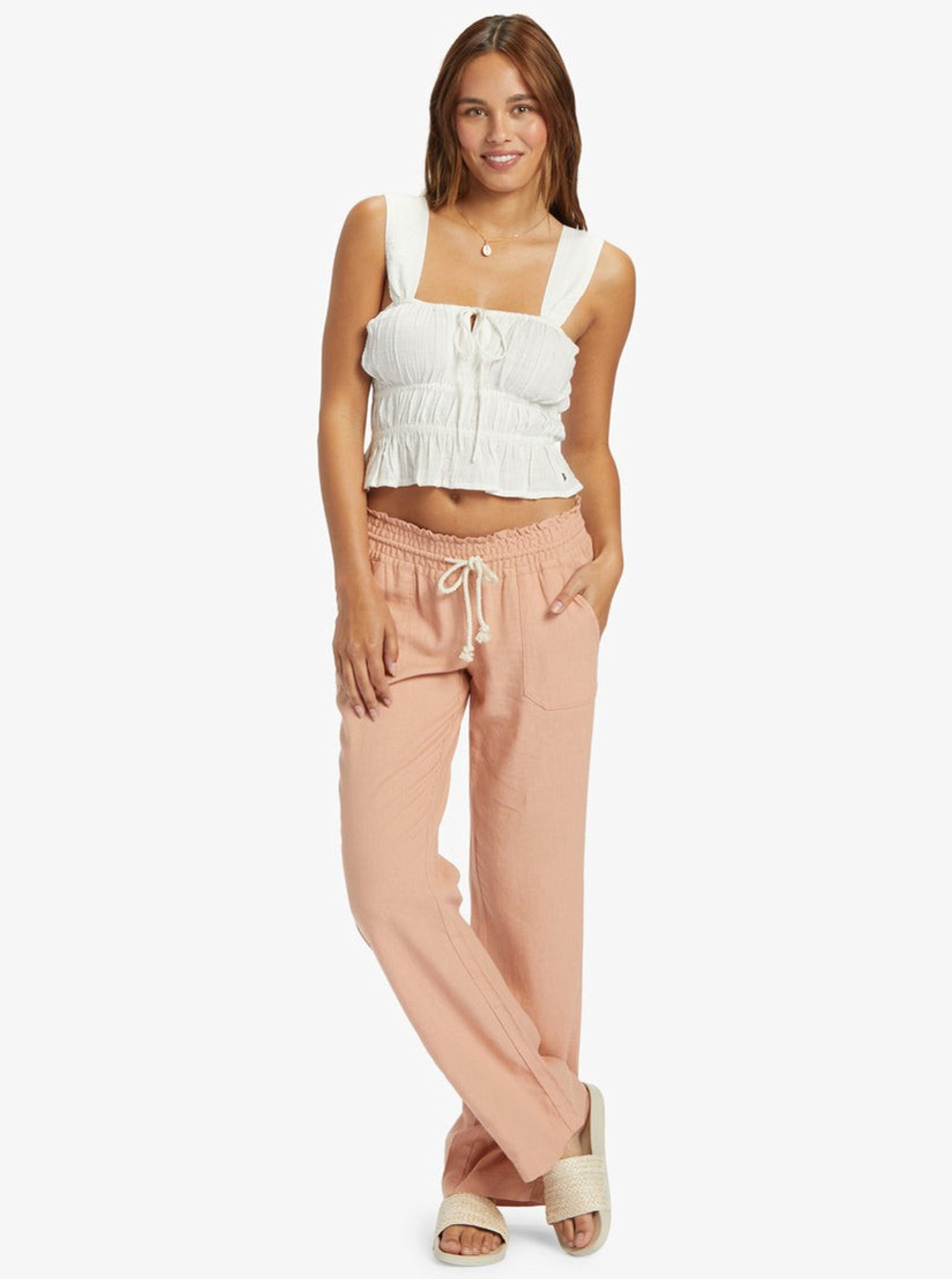 Sunset Mist Ruched Top