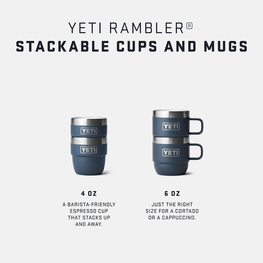 Rambler 6oz Stack Mugs- TPNK