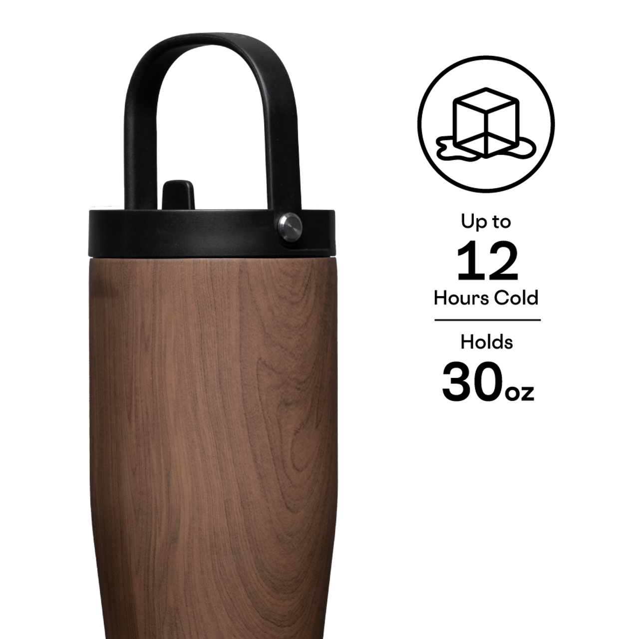 Go Cup 30oz. XL- Walnut Wood