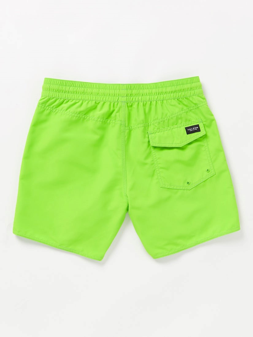 Lido Solid Trunks- Elec Green