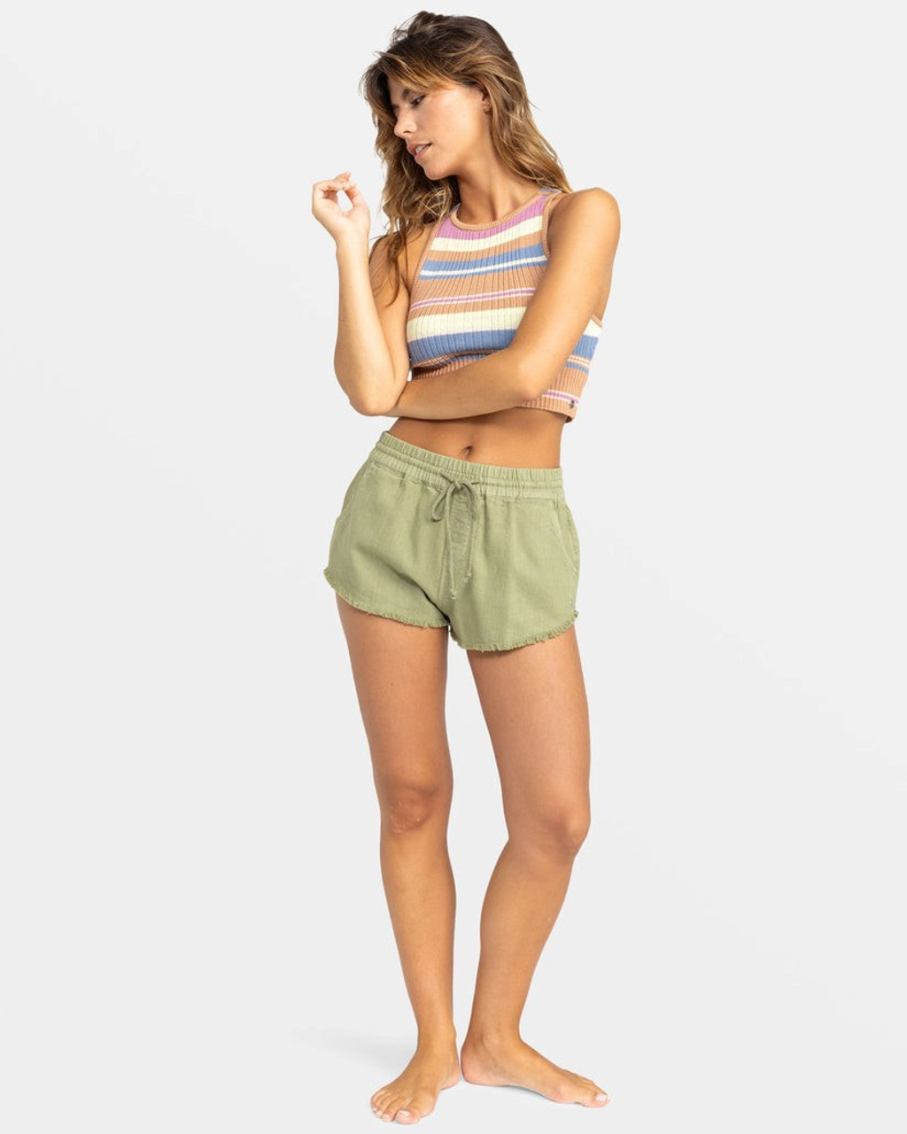 Fresh Moon Cropped Sweater Top