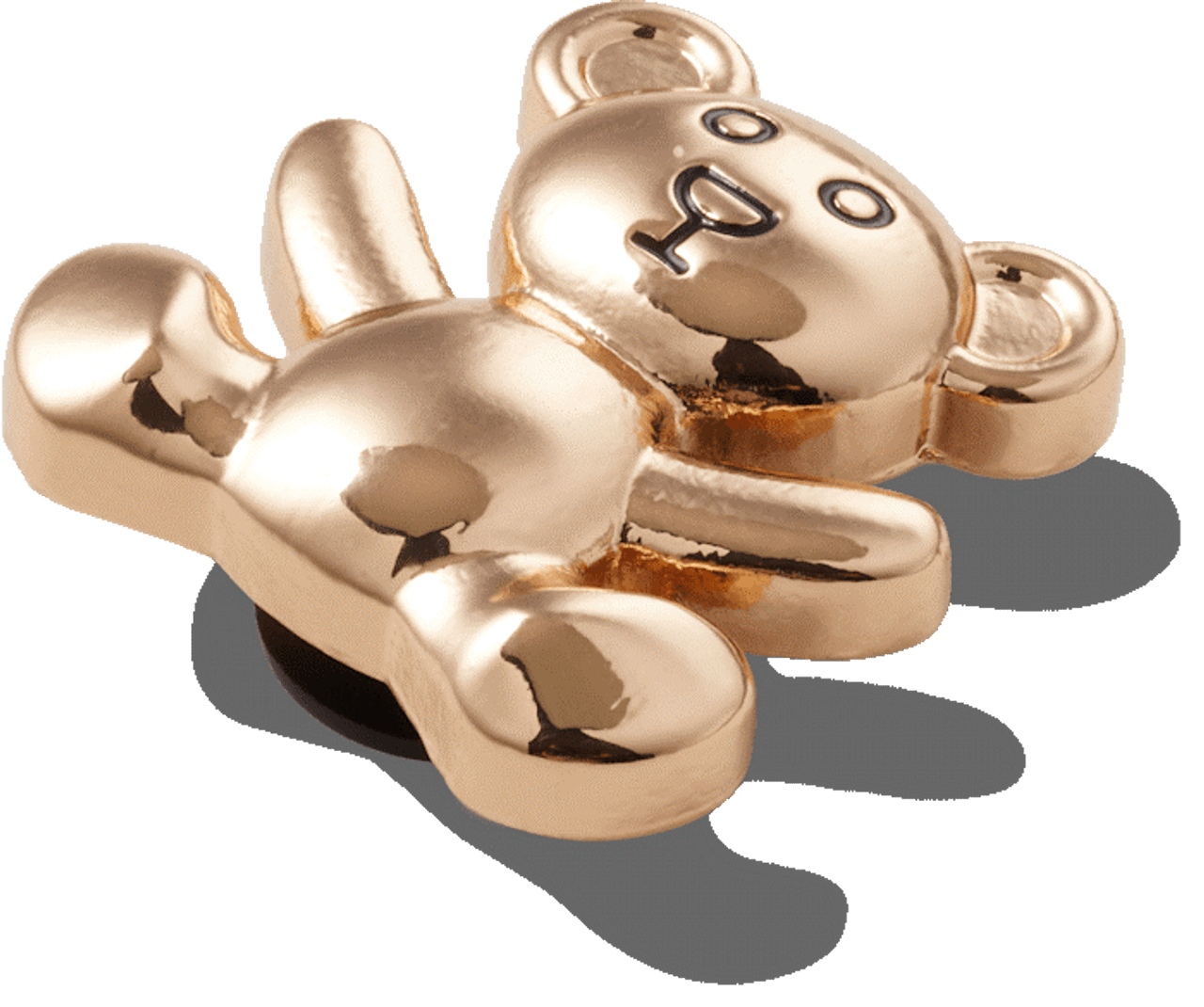 Gold Teddy Bear Jibbitz