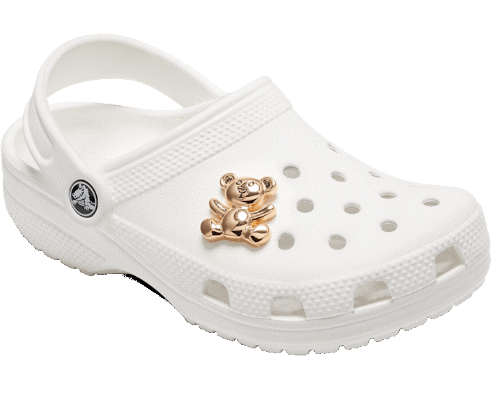 Gold Teddy Bear Jibbitz Kókomo