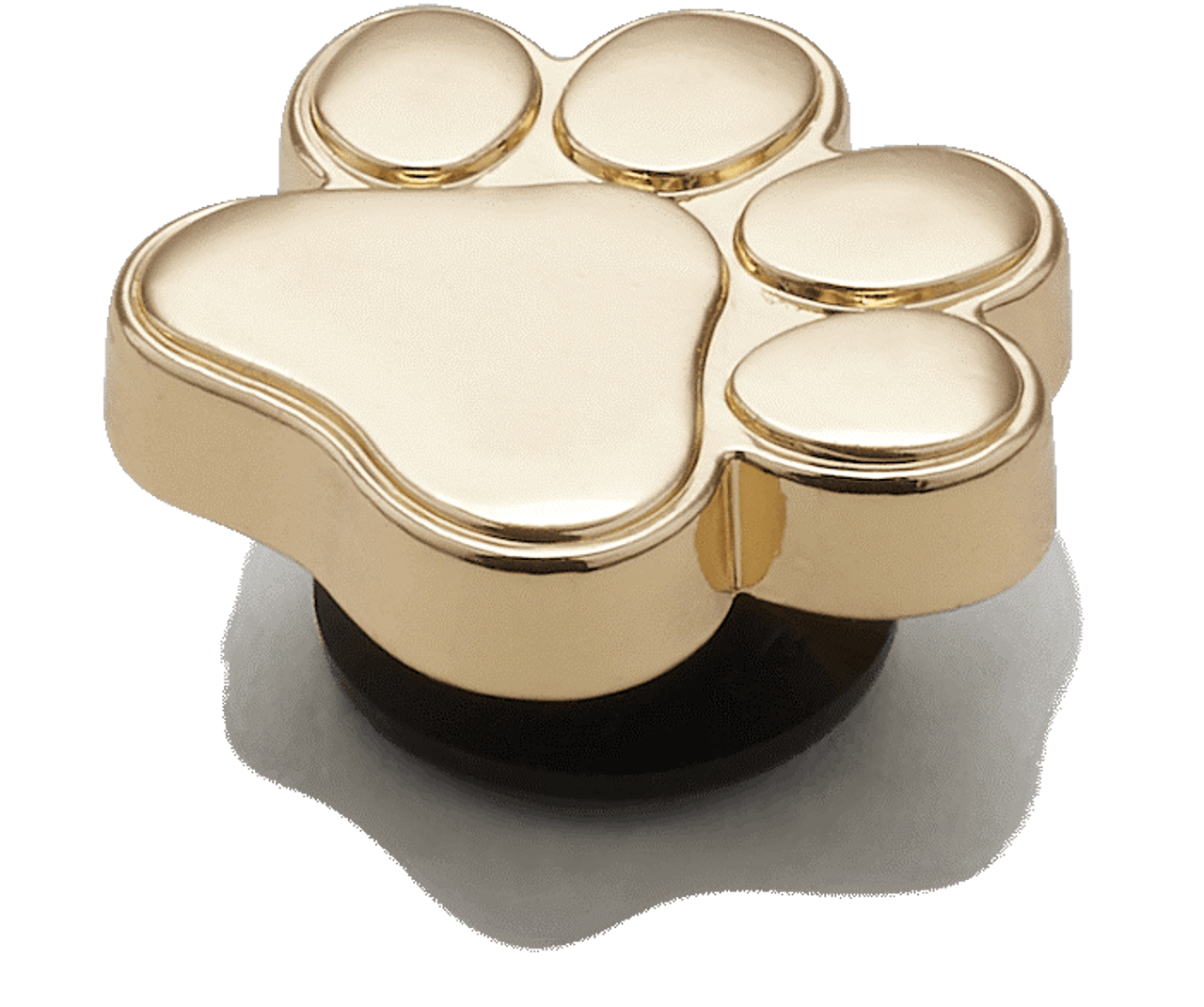 Gold Dog Paw Jibbitz