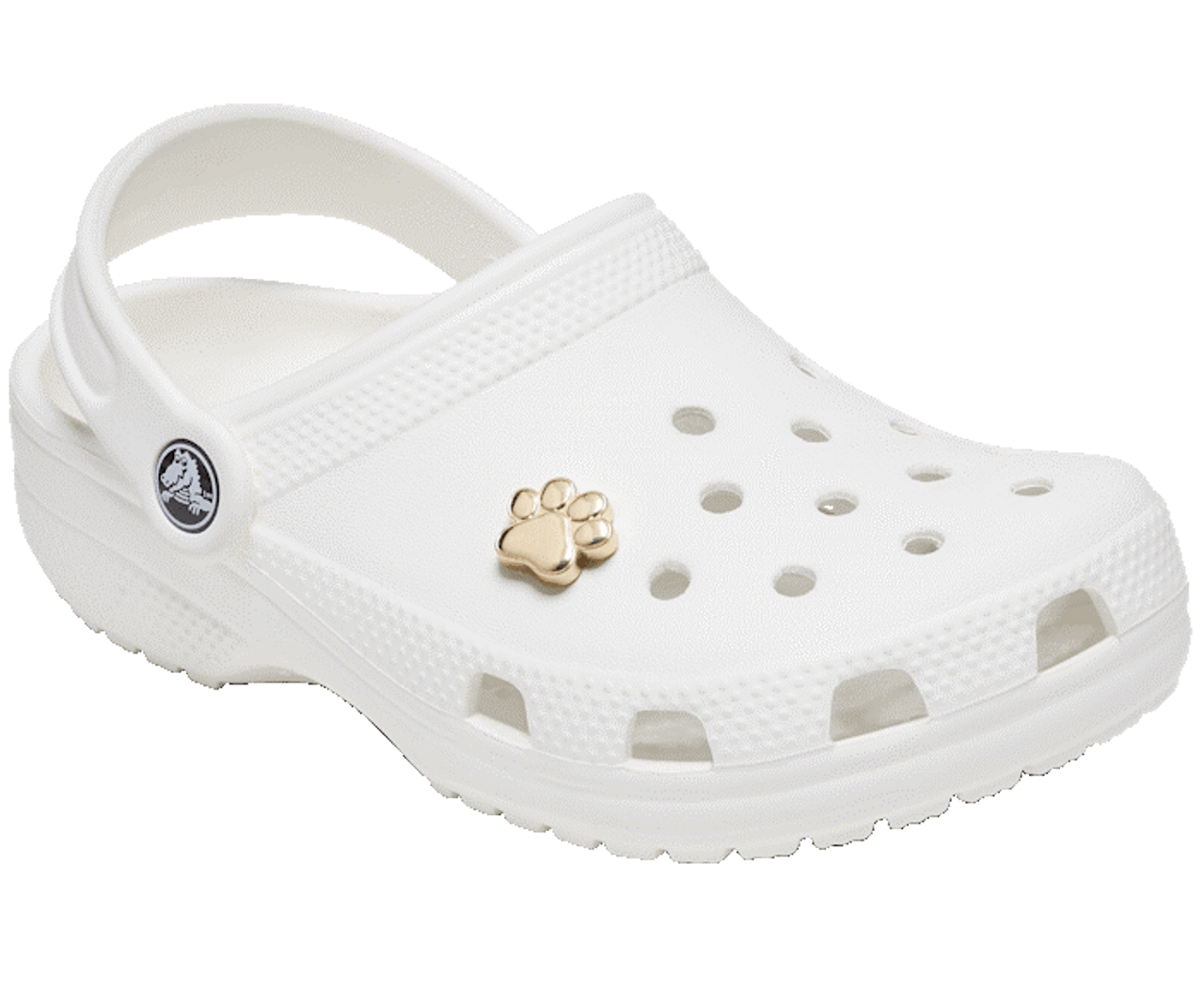 Gold Dog Paw Jibbitz