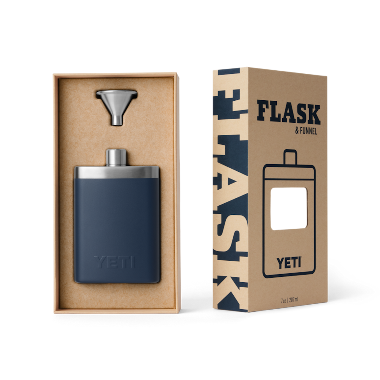 Flask 7oz.- BLK