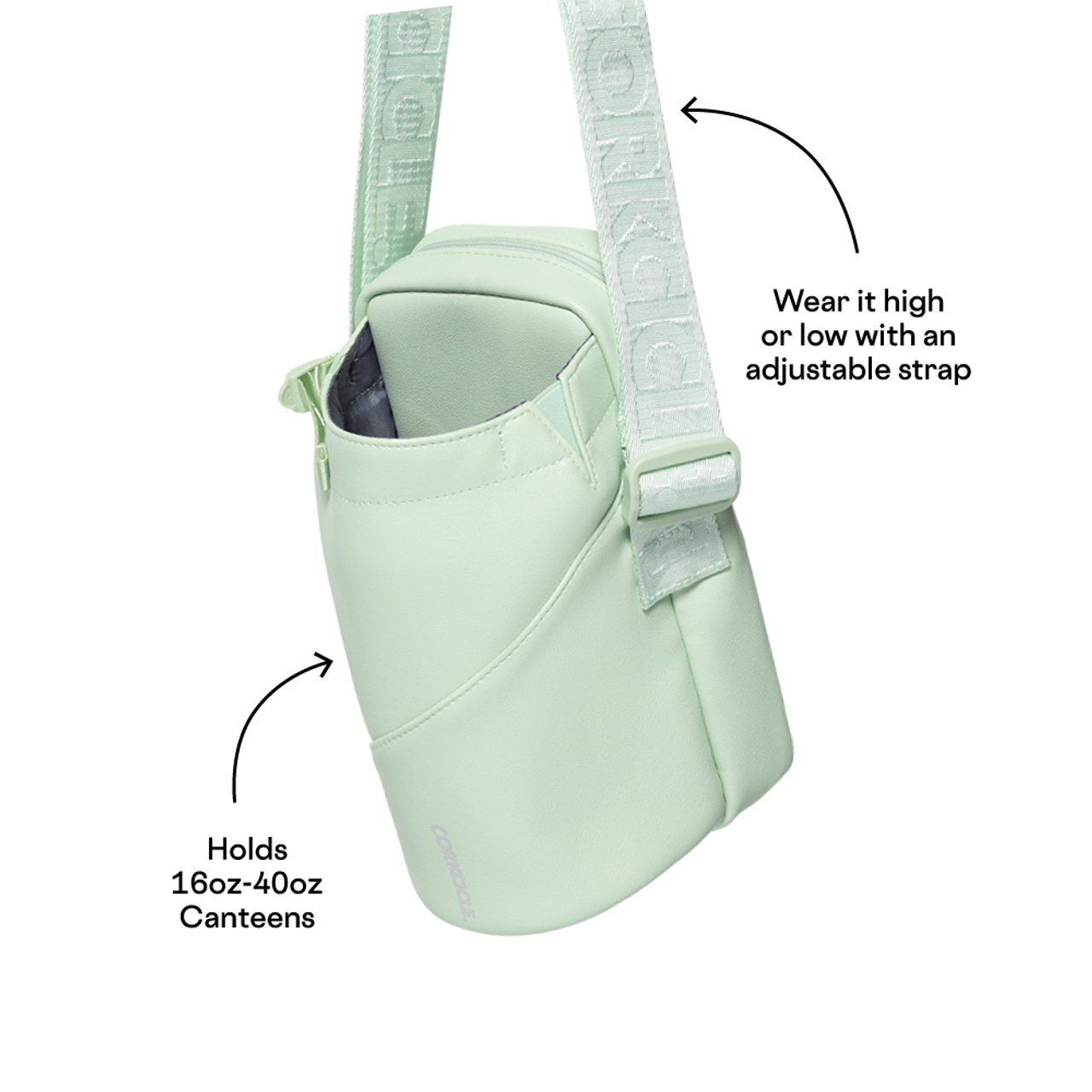 Sling Crossbody Bag- Sage Mist