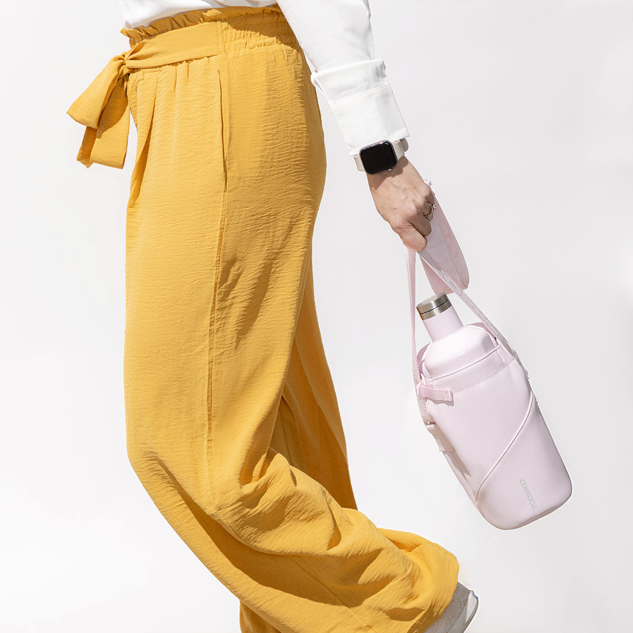 Sling Crossbody Bag- Latte