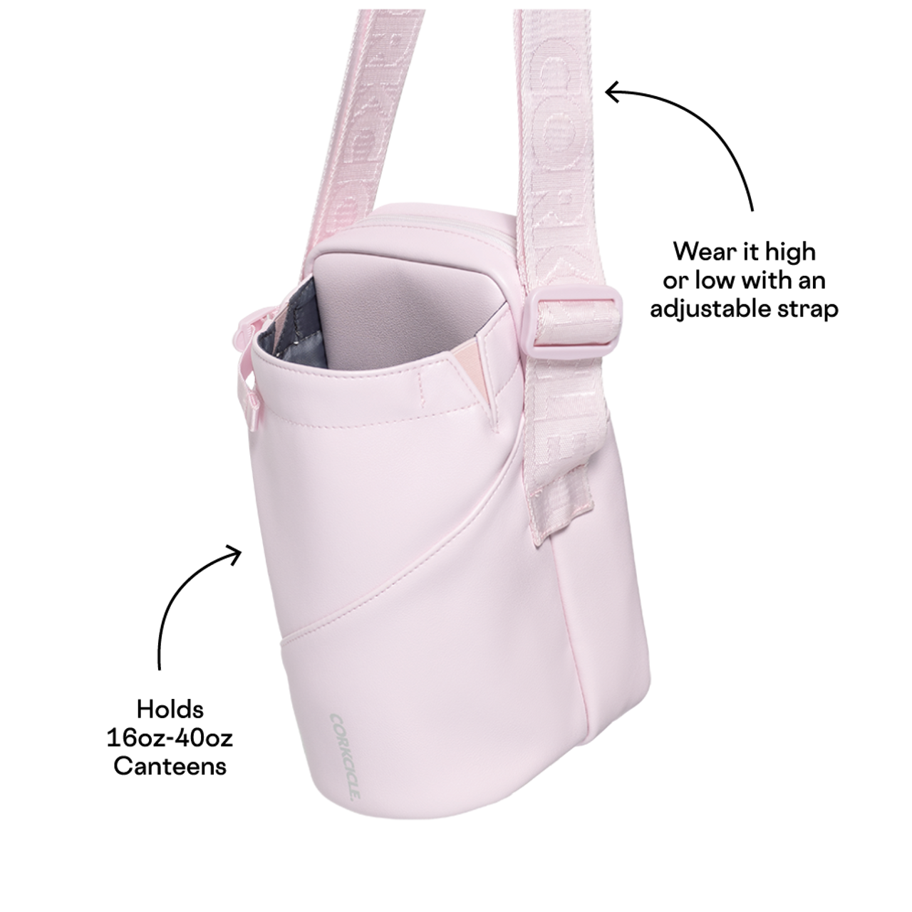 Sling Crossbody Bag- RoseQurtz