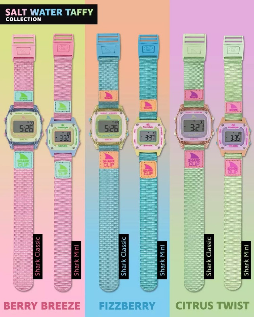 Shark Mini Clip- Berry Breeze