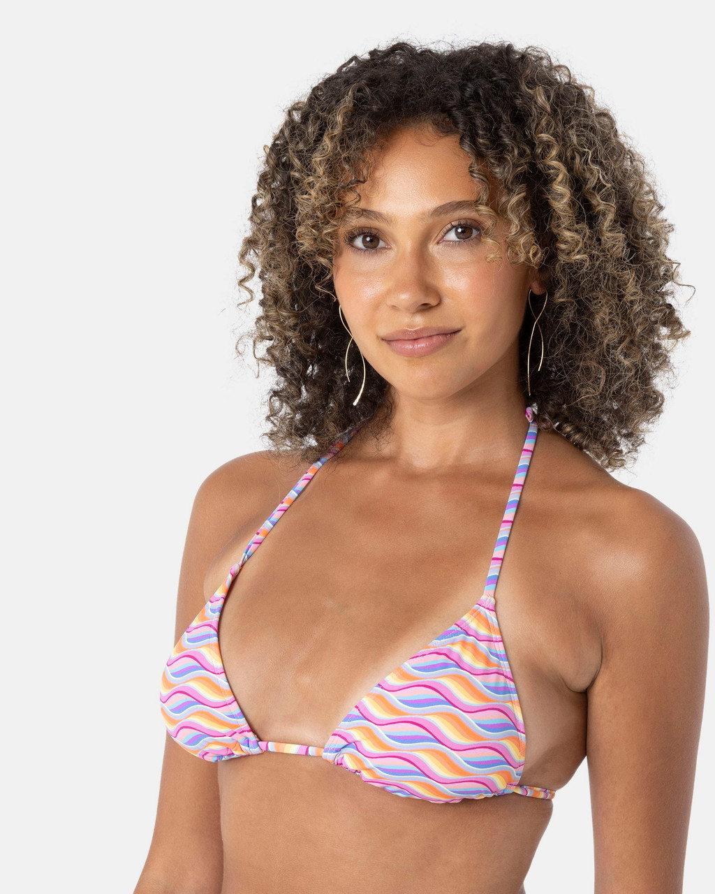 High Tide Tiki Tri Bikini Top