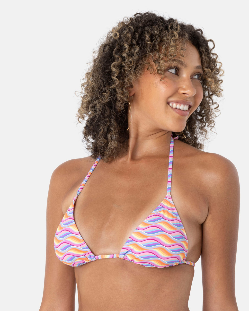 High Tide Tiki Tri Bikini Top