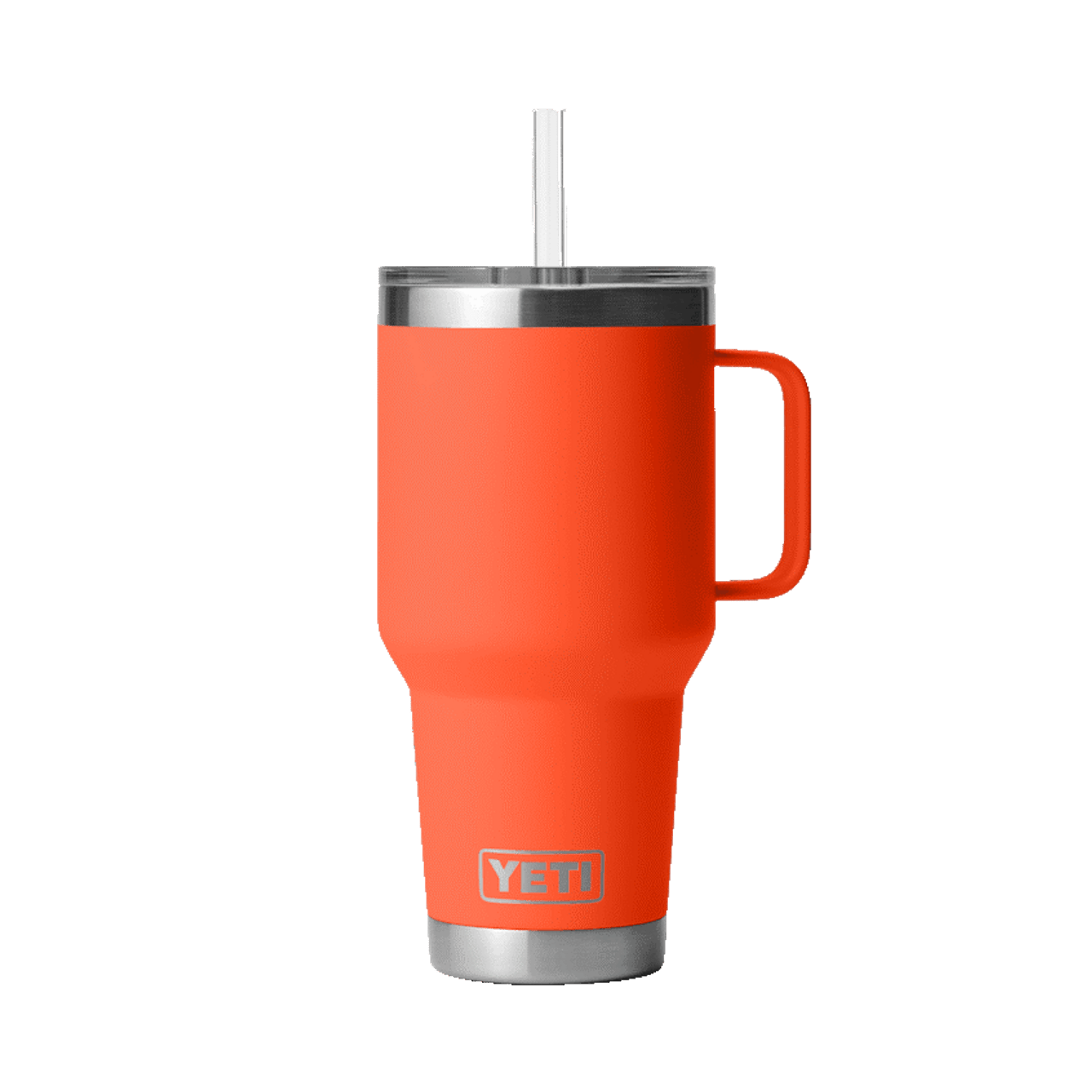 Rambler 35oz Straw Mug- Papaya