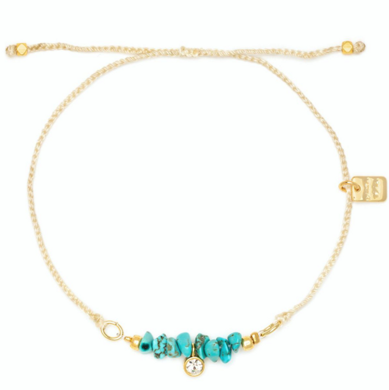 Dainty Turquoise Bead Bracelet
