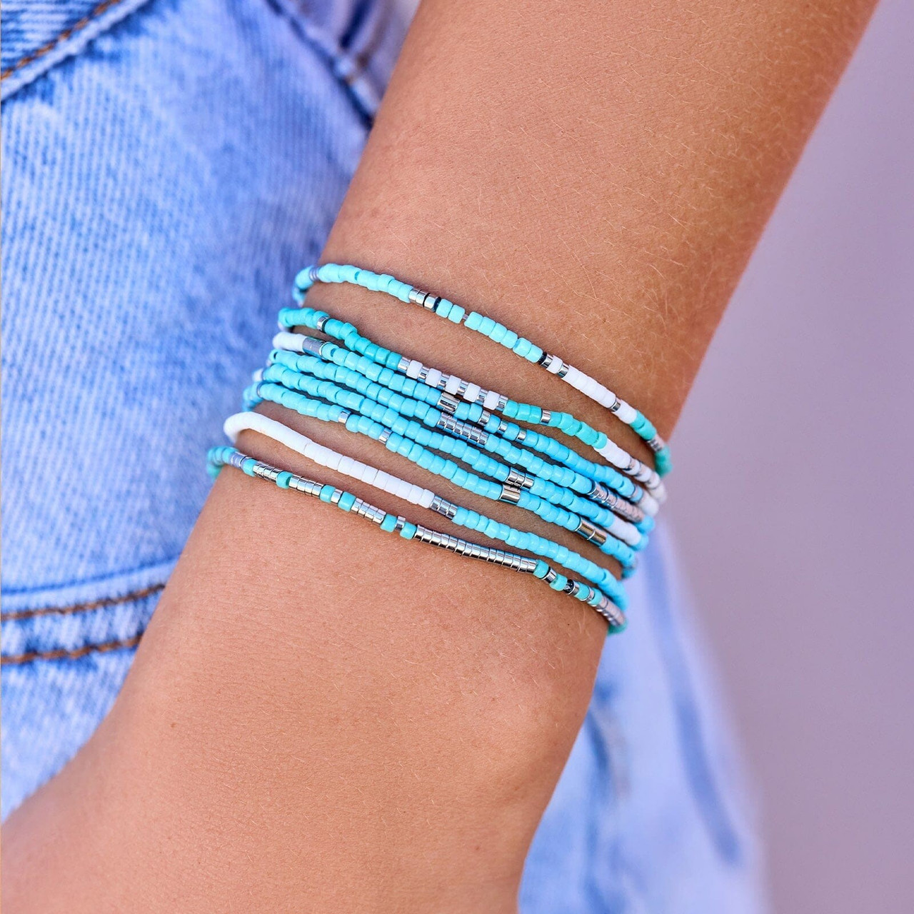 Seafoam Dreams Mx Bracelet 8pk
